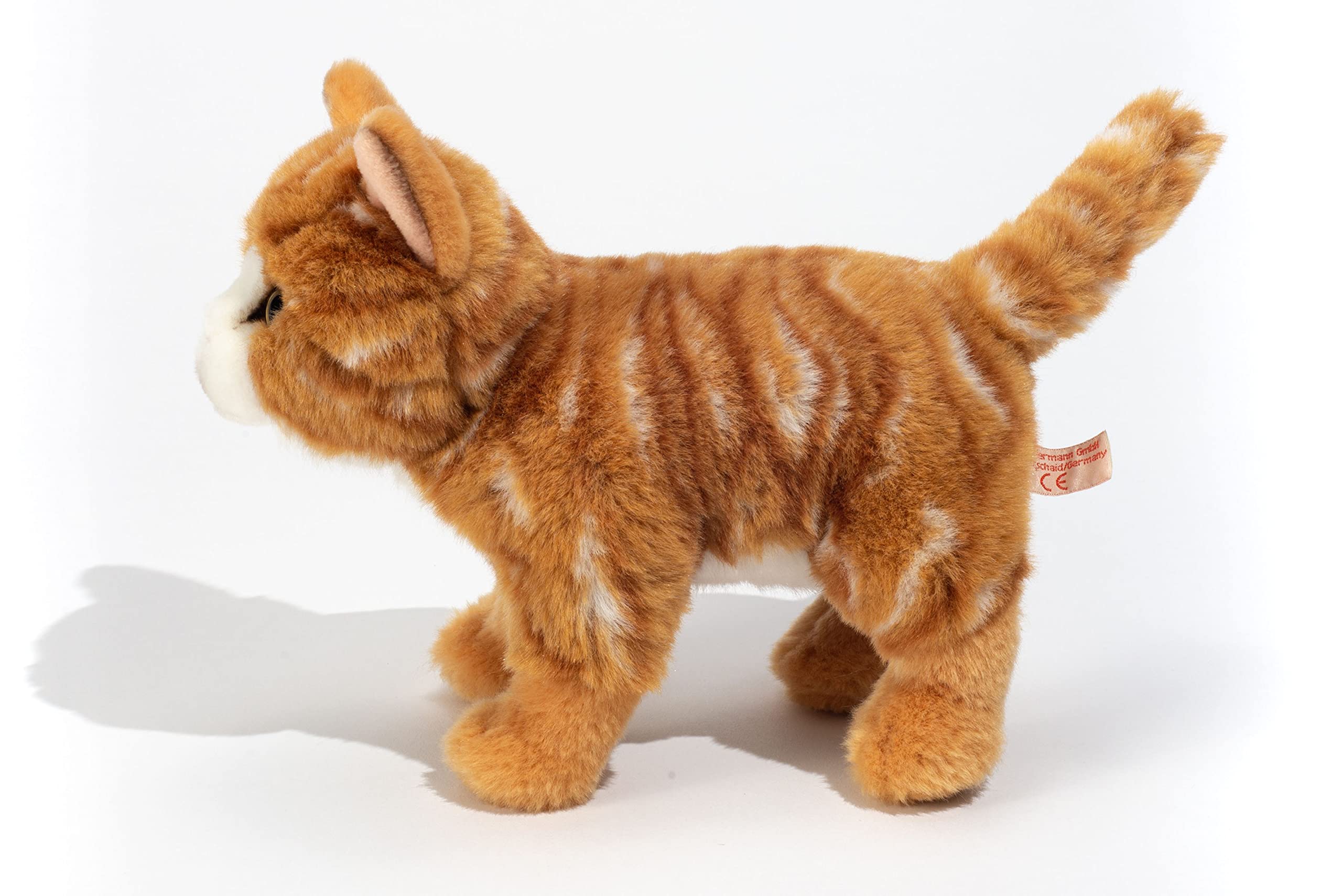 Teddy Hermann 90682 Gato 20 cm, Peluche, Rot getigert : Amazon.es